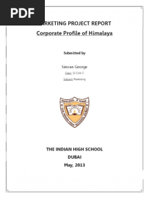Himalaya Mini Project Report