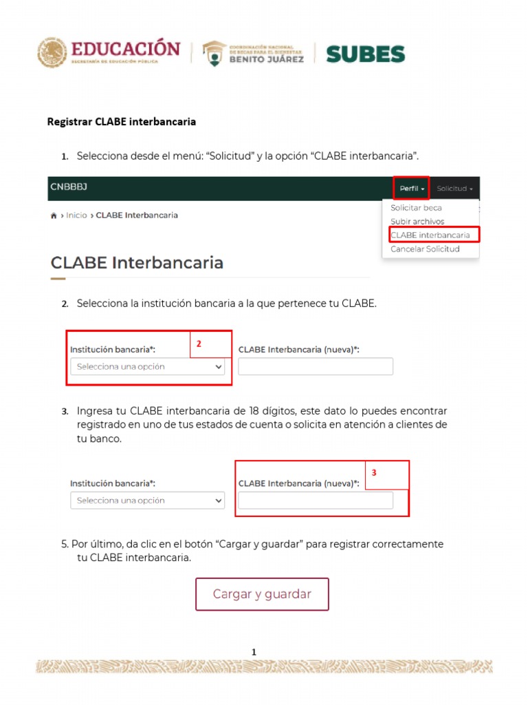Cómo Registrar y Cambiar CLABE Interbancaria | PDF | Finanzas y dinero