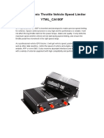YTWL - CA100F Ethiopia Standard GPS Speed Limiter User Manual 122020
