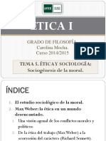 ÉTICA I. Tema 5. 2014-15