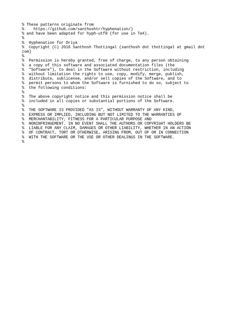 Hyph-Or Lic | PDF