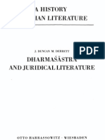 A History of Indian Literature. Vol. V, Fasc.1. Dharmashastra and Juridical Literature. M.derrett