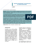 Mini Review Agentes Carcinogenos y Su Incidencia en El Cancer Ocupacional Dr. Eliever Crespo