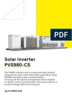 FIMER - PVS980-CS - 5MVA - Inverter, Transformer, Switchgear