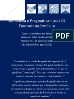 Aula 2 - Objetos de Estudo Da Semntica