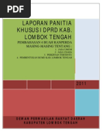 Laporan Hasil Pembahasan Pansus I Final - 5 Juli 2011