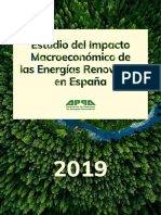 Estudio Impacto Macroeconomico Renovables Espana 2019