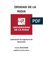 Ensayo de dureza Shore y método UCI en la Universidad de La Rioja