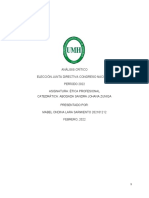 Análisis Crítico Elección de La Junta Directiva Del Congreso Nacional Período 2022