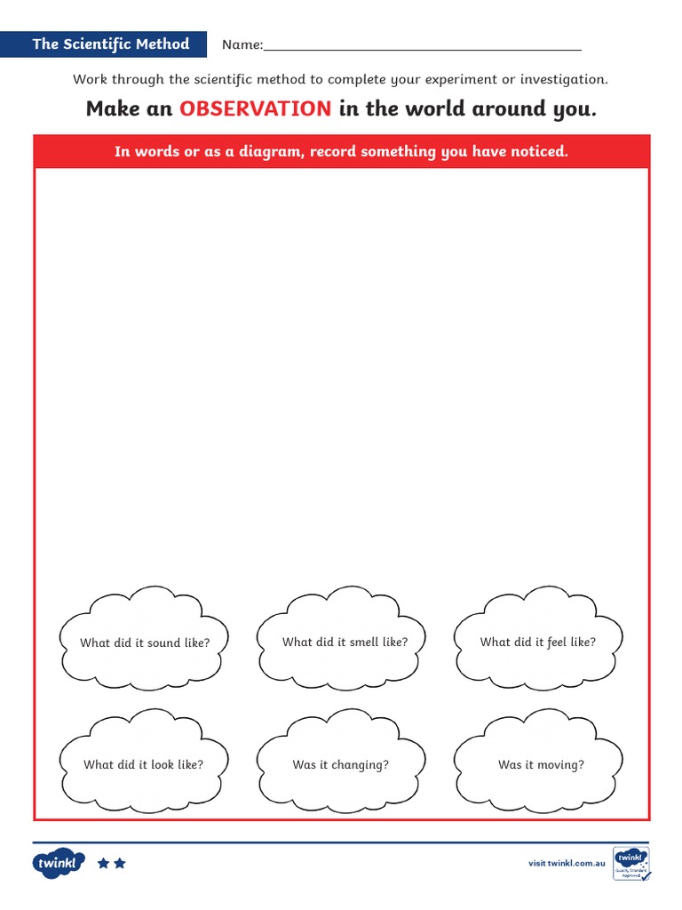 2 Star Scientific Method Template Download Free PDF Scientific