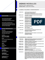 Curriculo Denis Morales Mantenimiento