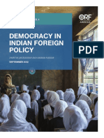Democracy in Indian FP Report