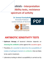 Antibiotics Susceptibility and Resistance