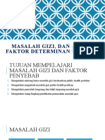 Masalah Gizi Dan Faktor Penyebab