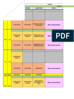 Horario IBERO ¡PSICOLOGIA Y CONTADURIA! Primer Ciclo 7 de Julio Al 18 de Agosto