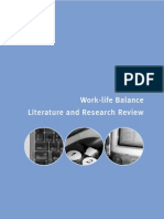 Work-life Balance Literature and Research Review Summary