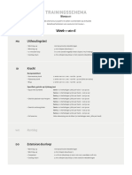 Nieuw - Trainingsschema Cluster-1