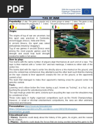 Basic Tug of War Rules and Guidelines | PDF