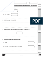 Cfe N 229 First Level p4 Baseline Maths Assessment Test