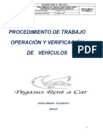 Cpu-Sm-Pro-0002 Procedimiento de Trabajo - Operación y Verificación de Vehículos (Versión 00)