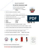 Worksheet UK Quiz