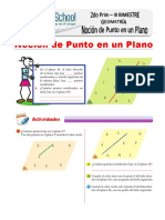 Punto en Un Plano Geometría 2do Prim