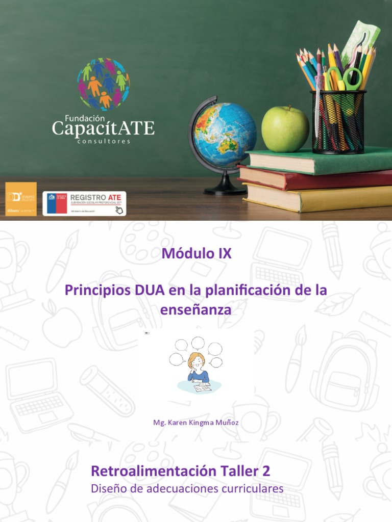 Módulo IX - Principios DUA en La Planificación de La Eza | PDF | Plan ...
