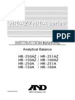 Balanza Analítica AND HR-250AZ