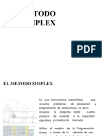 2.1 Metodo Simplex