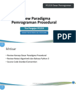 Minggu - 07 - Review Pemrograman Prosedural