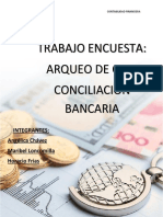 Encuesta Arqueo de Caja y Conciliacion Bancaria