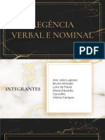 Regência Verbal e Nominal