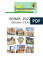 Final Infopack Bee+ Roma2022 23-31 October