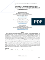 Streamlining The Flow of Production System Through Elimination The Waste of The Overburden (Muri) For Manual Handling Process