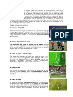 Reglas Principales Del Futbol