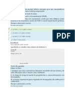 Respostas Unidade Instalação Eletrica e Hidraulica