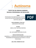 Propiedades psicométricas del Autotest de Acoso Escolar