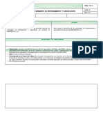 2.5.1 Procedimiento y Programa de Capacitacion