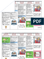 Rotina semanal de atividades flexíveis em escola