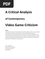 Download A Critical Anallysis of Contemporary Video Game Criticism by rjschiphorst SN59596679 doc pdf