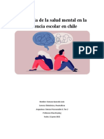 Influencia de La Salud Mental en La Violencia Escolar en Chile