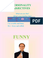 Personality Adjectives Classroom Posters Flashcards 