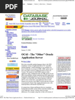 OC4J - The 'Other' Oracle Application Server - DatabaseJournal