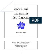 Glossaire Des Termes Ésotériques