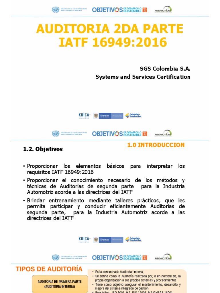 Auditoría de Segunda Parte en IATF 16949 | PDF | Auditoría | Calidad ...