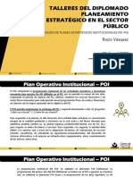 Elaboración POI institucionales