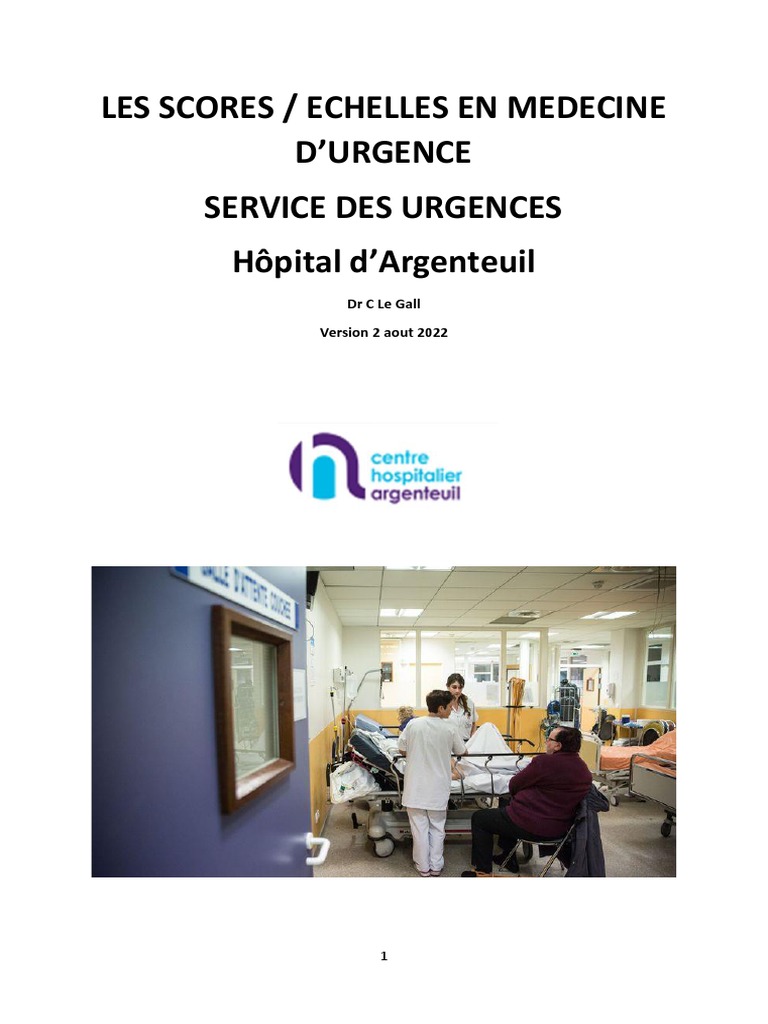 Scores Médicaux Médecine D'urgence V2 | PDF | Insuffisance cardiaque ...