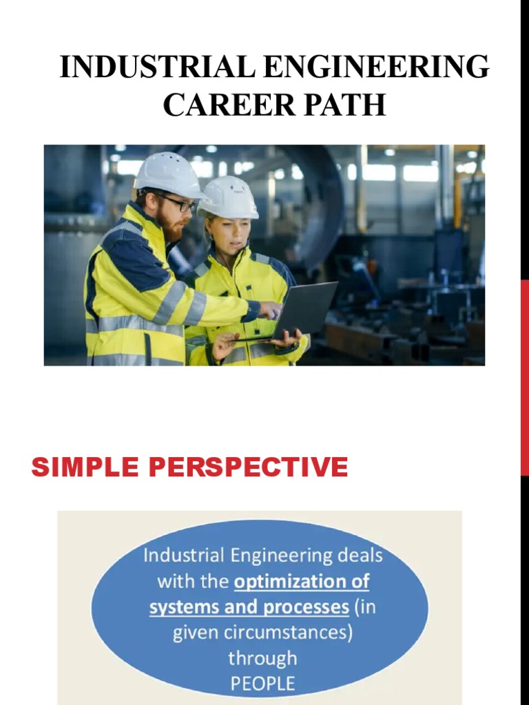 Industrial Engineering Career Path PDF Academic Degree Industrial