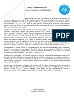 Carta de Presentación