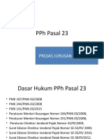 PPH Pasal 23 Januari 2021